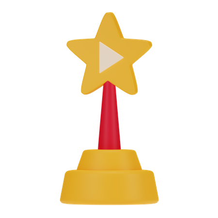 Movie Award  3D Icon