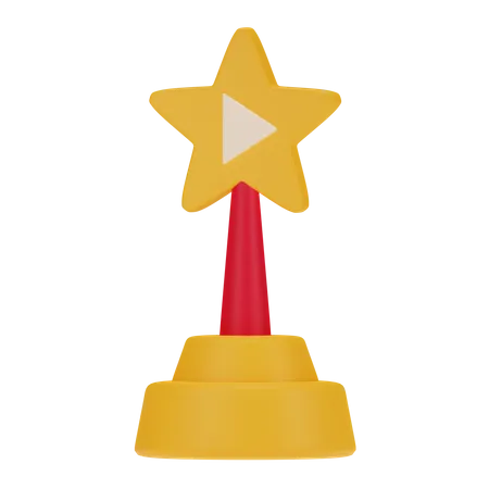 Movie Award  3D Icon