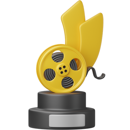 Movie Award  3D Icon