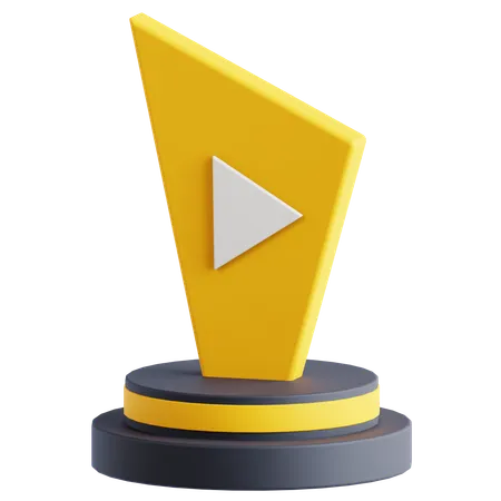 Movie award  3D Icon