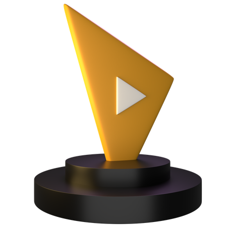 Movie Award  3D Icon