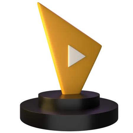 Movie Award  3D Icon