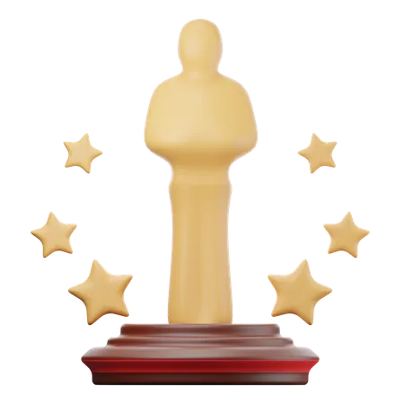 Movie Award 3D Icon