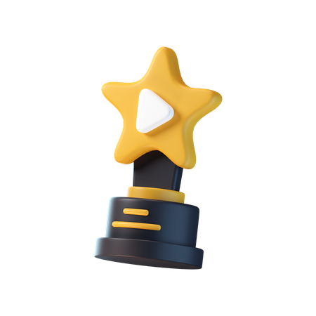 Movie Award 3D Icon