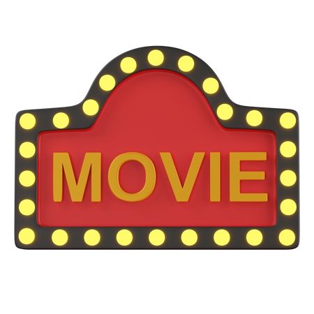 Movie Board  3D Icon