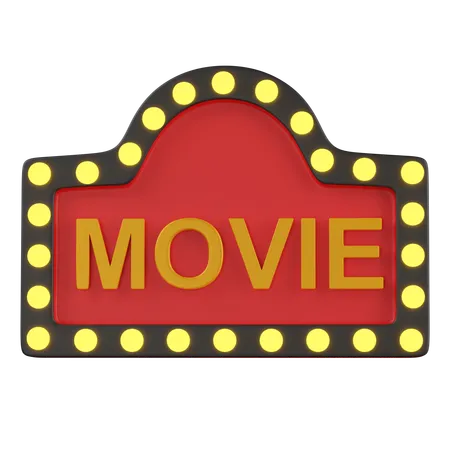 Movie Board  3D Icon