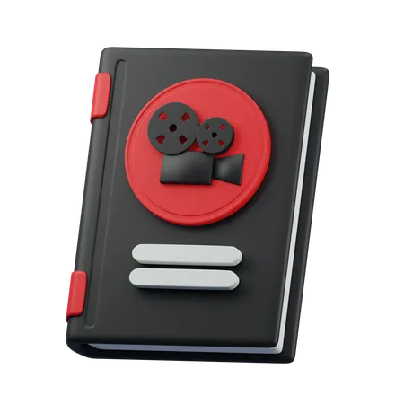 Movie Book  3D Icon