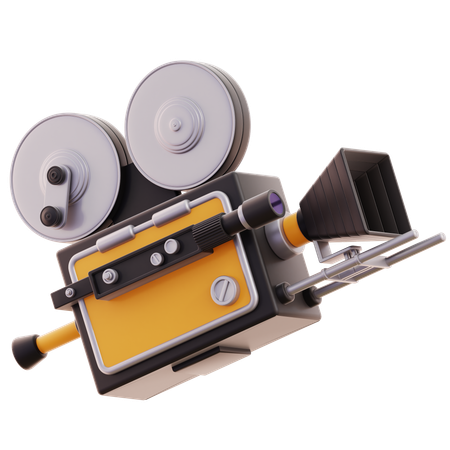 Movie Camera  3D Icon