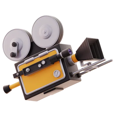 Movie Camera  3D Icon