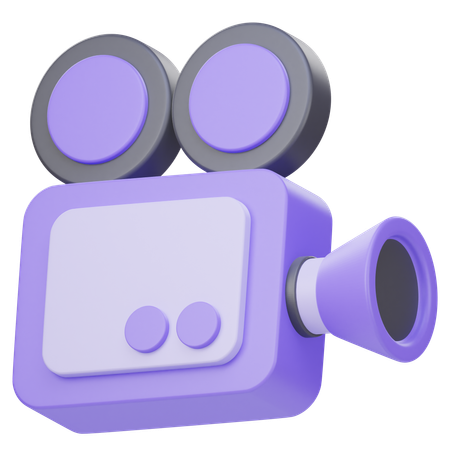 Movie Camera  3D Icon