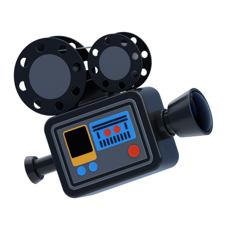 Movie Camera  3D Icon