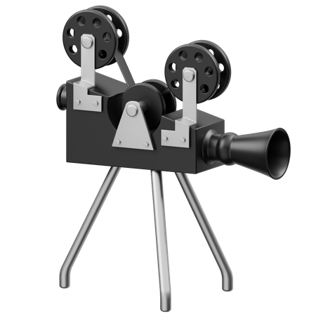 Movie Camera  3D Icon