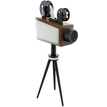 Movie Camera  3D Icon