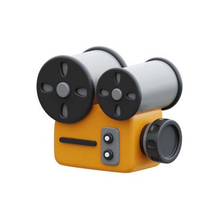 Movie Camera  3D Icon