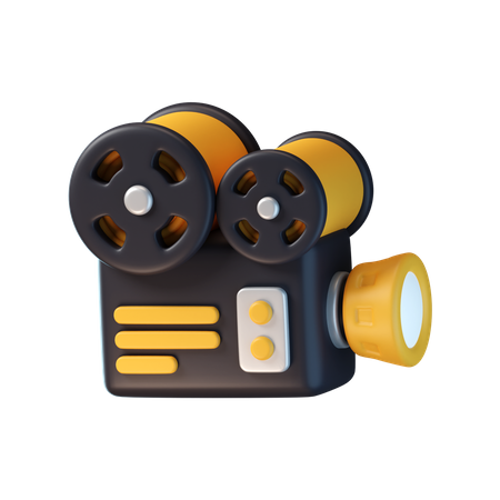 Movie Camera  3D Icon