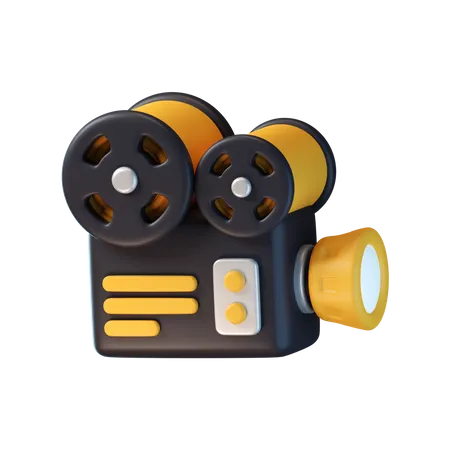 Movie Camera  3D Icon