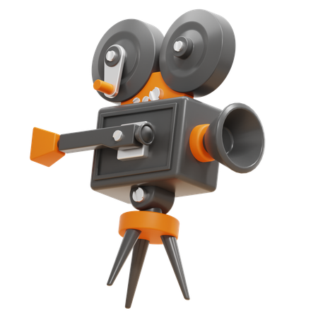 Movie Camera  3D Icon