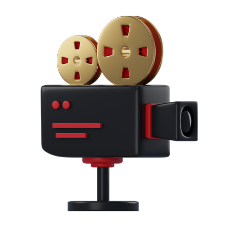 Movie Camera  3D Icon