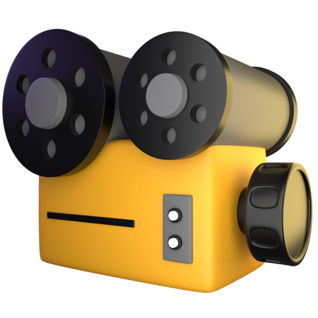 Movie Camera  3D Icon