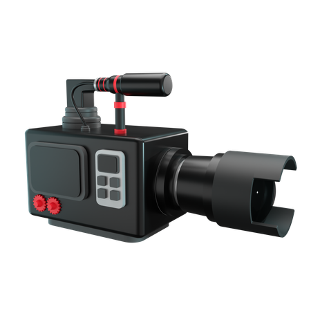Movie Camera  3D Icon
