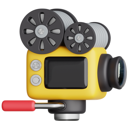 Movie Camera  3D Icon