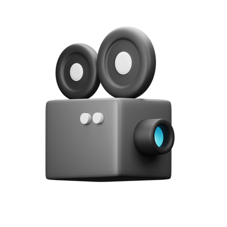 Movie Camera  3D Illustration