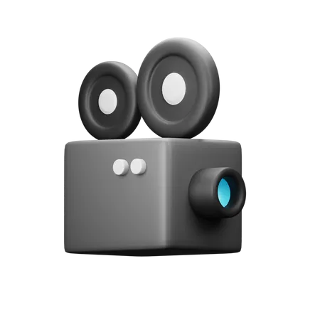 Movie Camera  3D Illustration