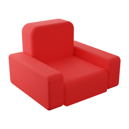 Movie Chair  3D Icon