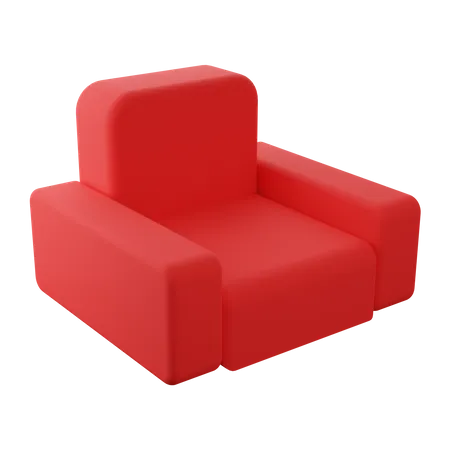 Movie Chair  3D Icon