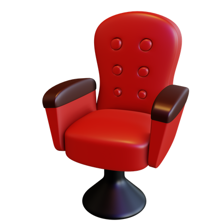 Movie Chair  3D Illustration