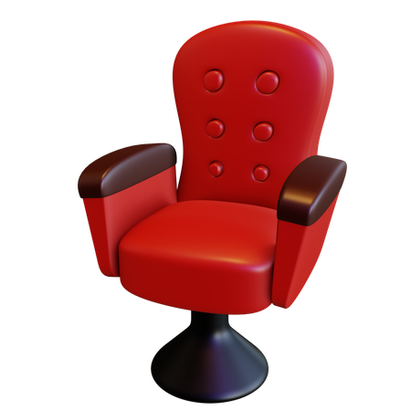Movie Chair 3D Illustration