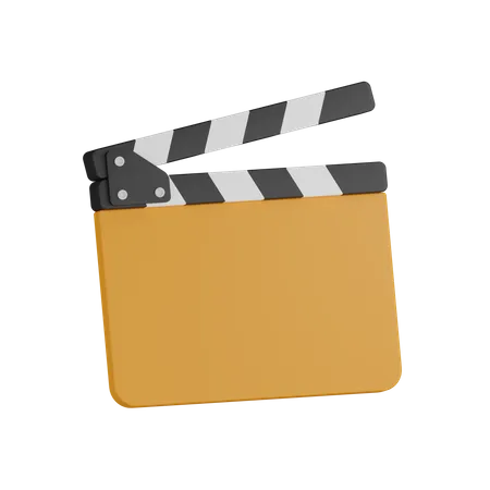 Movie Clapper  3D Icon