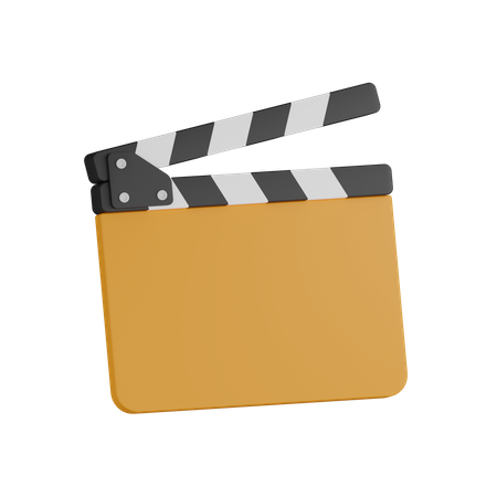 Movie Clapper 3D Icon