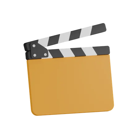 Movie Clapper 3D Icon