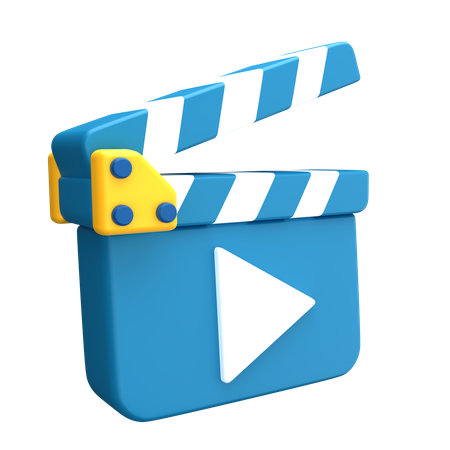 Movie Clapperboard  3D Icon