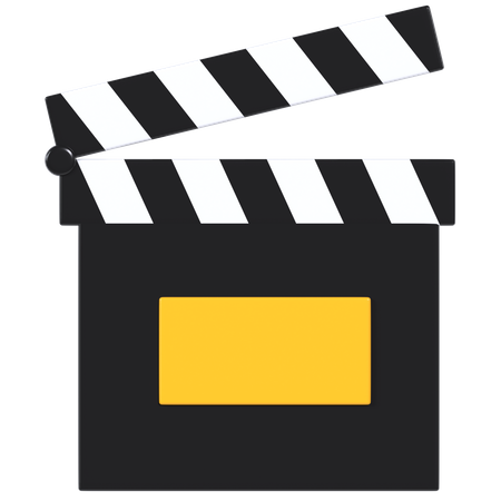 Movie Clapperboard  3D Icon