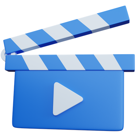 Movie Clapperboard  3D Icon