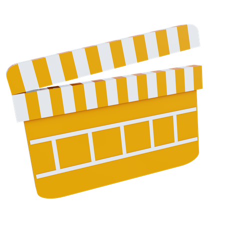 Movie Clapperboard  3D Icon