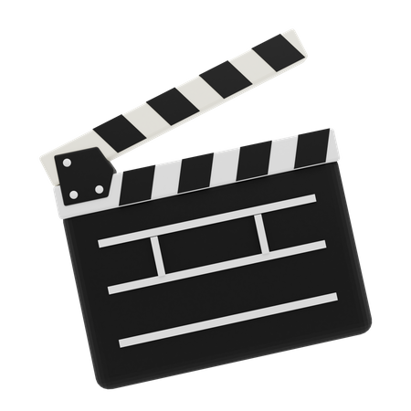 Movie Clapperboard  3D Illustration