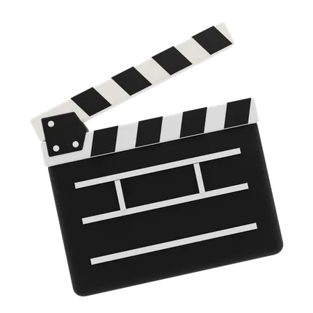 Movie Clapperboard  3D Illustration