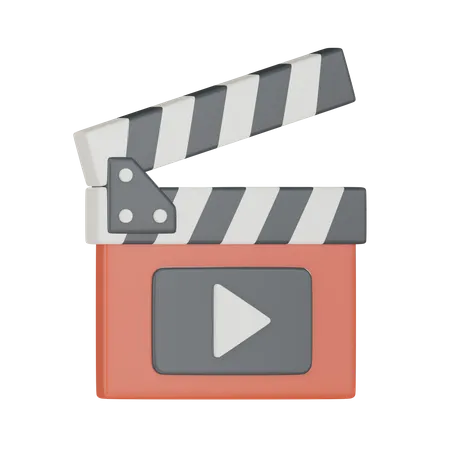 Movie Clapperboard  3D Icon