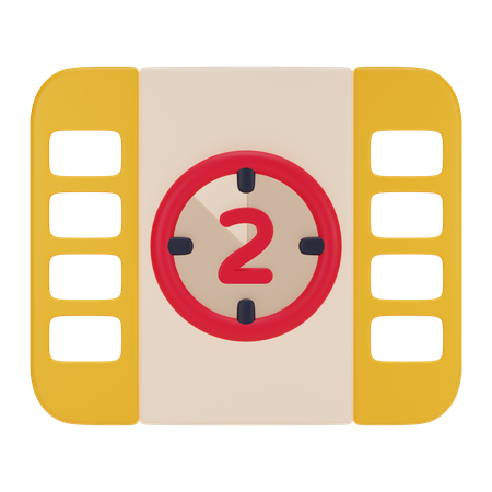 Movie Countdown  3D Icon