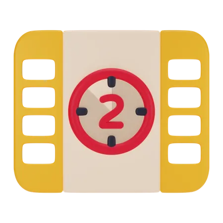 Movie Countdown  3D Icon