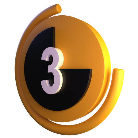 Movie Countdown  3D Icon