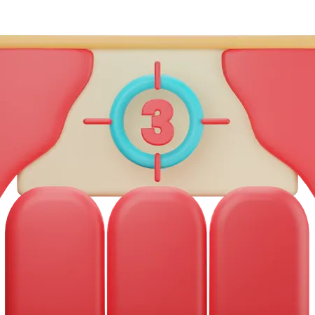 Movie Countdown  3D Icon