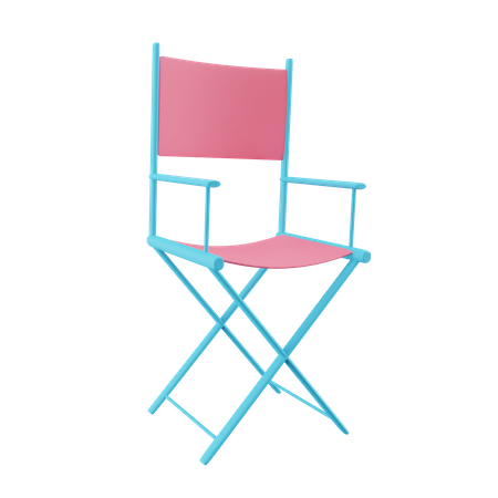 Movie Directors Chair  3D Icon