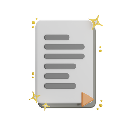 Movie File  3D Icon