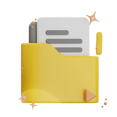 Movie Folder  3D Icon