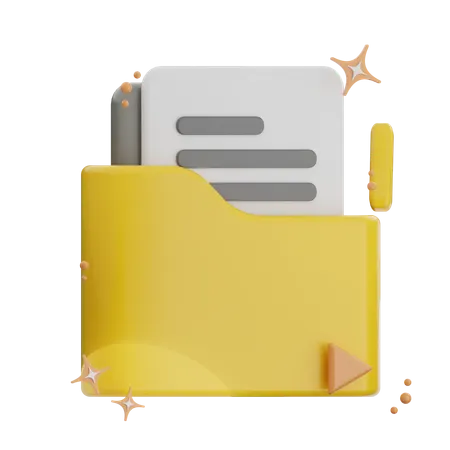 Movie Folder  3D Icon