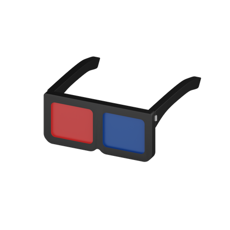 Movie Glasses 3D Icon
